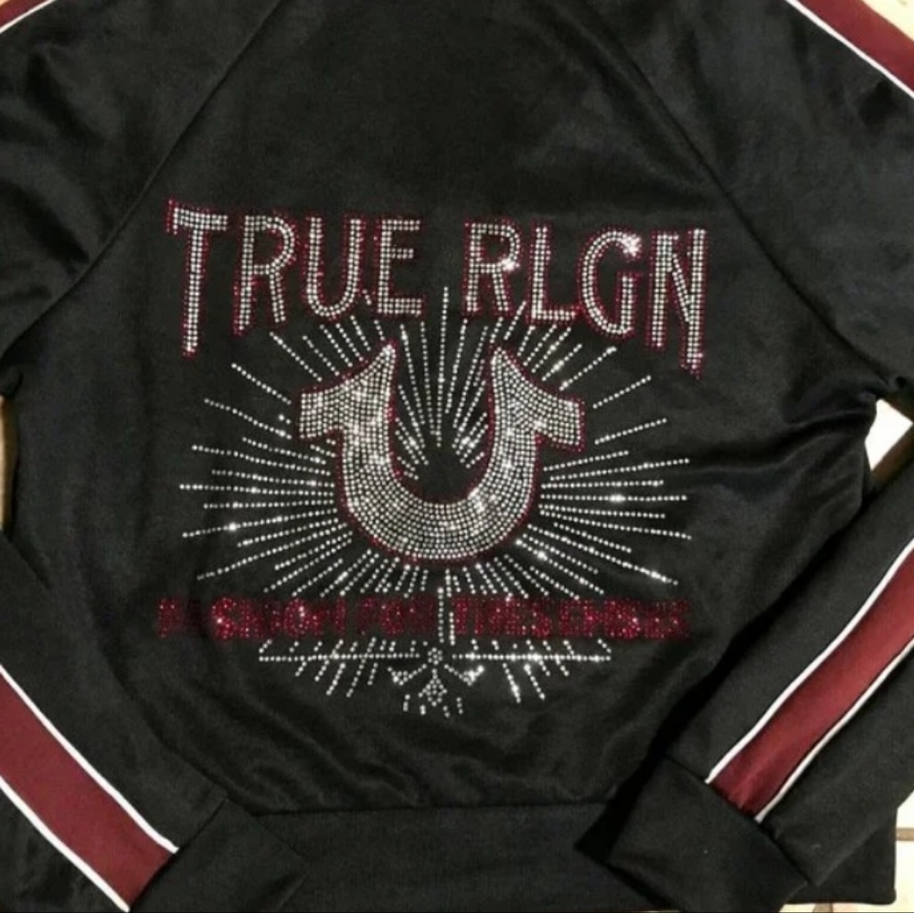 True Religion Rhinestone Hoodie - Picture 2 of 6